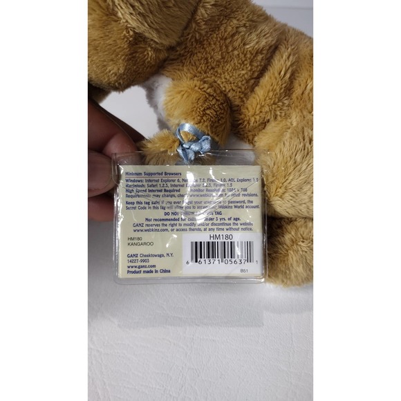 WEBKINZ Virtual Pet Plush KANGAROO 9INCH - Picture 3 of 7